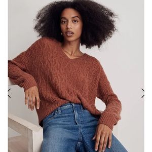 Madewell Alna V-Neck Sweater
